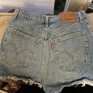 Levi's Women's Blue Denim Shorts